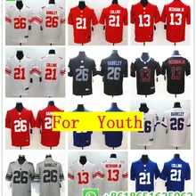 Youth New York Saquon Barkley Odell Beckham Jr Landon Collins Vapor Untouchable Limited игрок Джерси рубашки