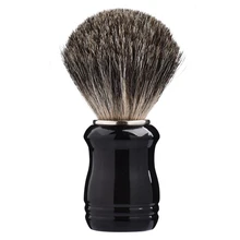 Чистая щетка для бритья барсука с ручкой из смолы, Высококачественная Парикмахерская щетка с плотным узлом