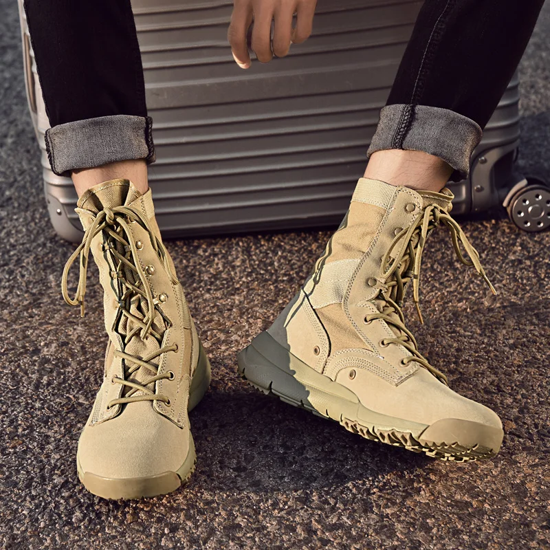 

Winter New Men Ankle Snow Boots Shoes Motorcycle Plush Warm Classic Fashion Desert Boot Shoes Male Casual Boots