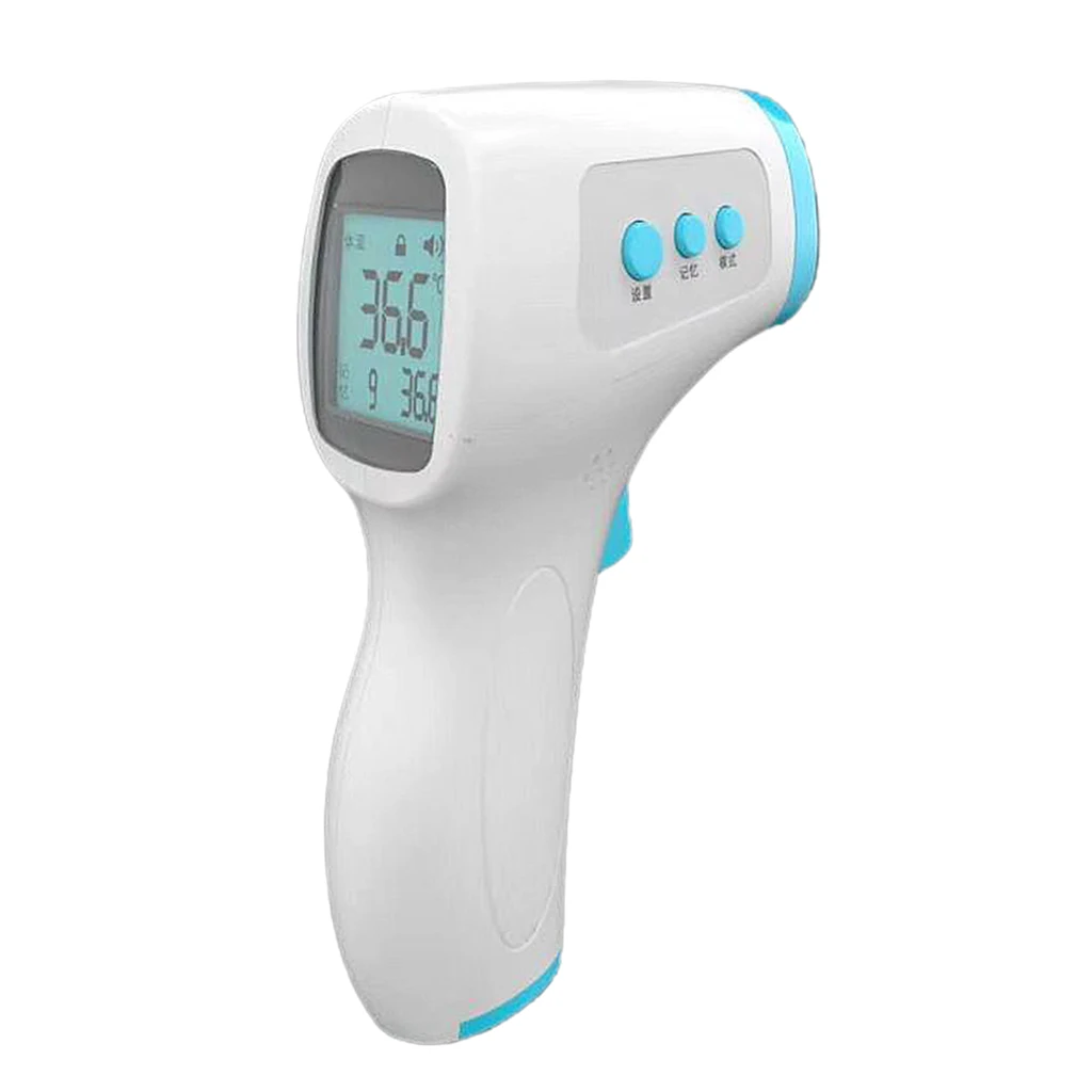 

Digital LCD Infrared IR Forehead Hand Body Temprature Measuring Thermometer No Touch Non Contact Adult / Baby Instrument
