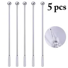 5 шт. 19 см из нержавеющей стали креативные смесительные коктейльные мешалки палочки для панель для свадьбы Swizzle Миксер для напитков барная ложка
