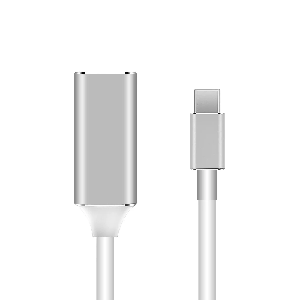 Kebidu USB type C к HDMI кабель адаптер 4K 30hz USB 3,1 к HDMI адаптер конвертер «Папа-мама» для ПК компьютер ТВ дисплей