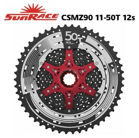 Кассета серия SunRace CSMZ90 вся la 12 Скоростей 12-velocidad 11-50T 11-51T CSMZ903 маховик S звездочка