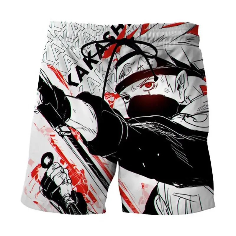 Anime Ninja Cosplay Men Shorts 3D Digital Printing Male Beach Pants Summer Mew Casual Sweat Shorts Streetwear Hip Hop Clothing casual shorts for women