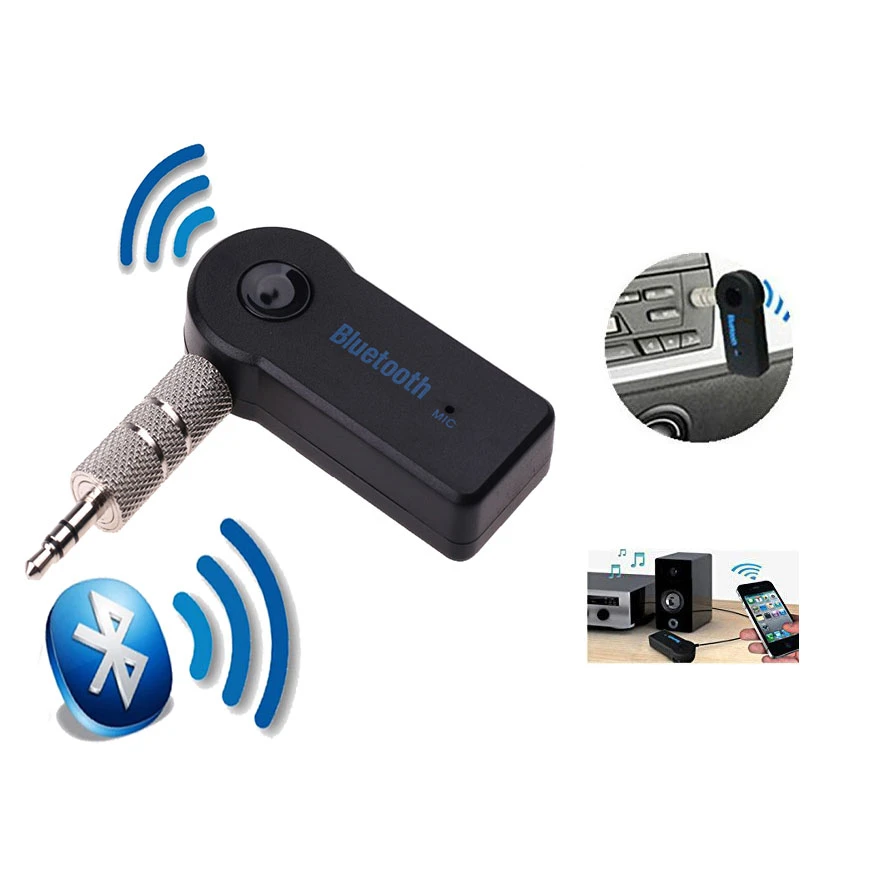 ワイヤレス Bluetooth スピーカー受話器ヘッドフォンアダプタ 3 5 ミリメートル Aux オーディオステレオ音楽ハンズフリーホーム車の Bluetooth ポータブルスピーカー Aliexpress