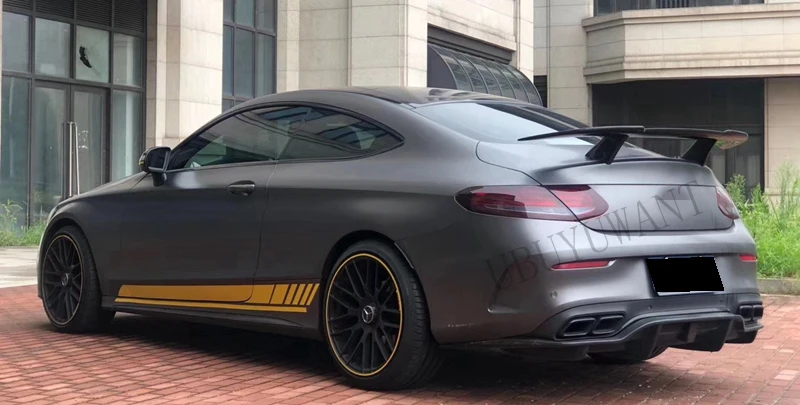 Спойлер из углеродного волокна для Mercedes Benz C class C180 C250 W205 2 двери купе- внешний задний багажник багажника крыло