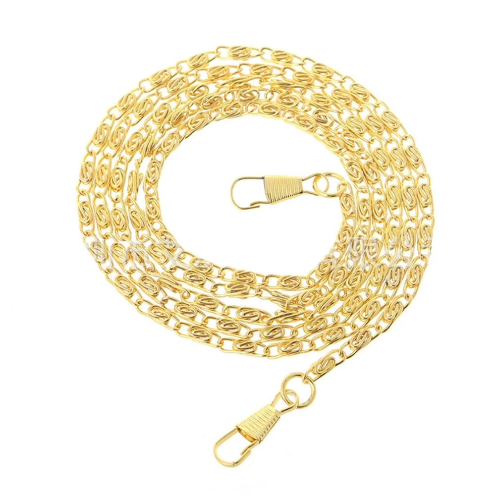

120cm DIY Multi Use Long Retro Purse Accessories Fashion Bag Chain Replacement Metal Durable Handbag Hardware Strap