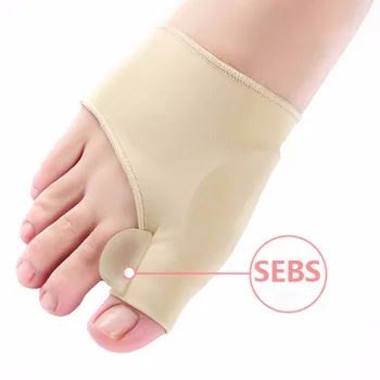 

2Pcs=1Pair Big Toe Hallux Valgus Corrector Orthotics Feet Care Bone Thumb Adjuster Correction Pedicure Socks Bunion Straightener