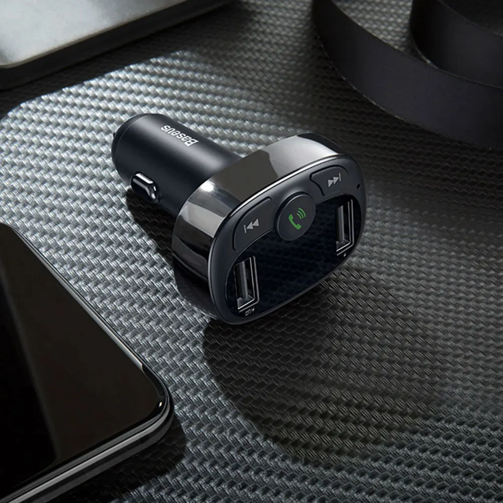Брендовый fm-передатчик Bluetooth автомобильный комплект lcd беспроводной MP3-плеер двойное автомобильное usb-устройство для зарядки телефона для iPhone мобильного телефона Handsfree