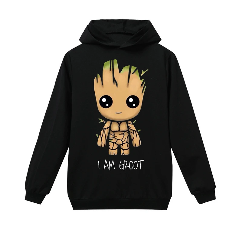 

2019 spring and autumn new cartoon war hero Gruitt boys and girls cotton long-sleeved T-shirt sweater children's clothing 6-14Y