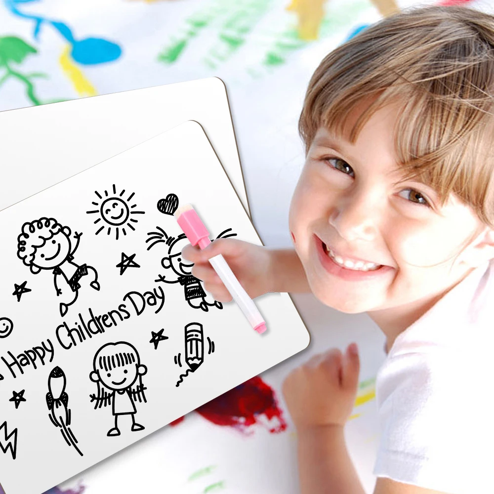 2021 new Dry Erase Painting Writing White Board Message Boards Children Drawing Note Stationery for office and study | Канцтовары для