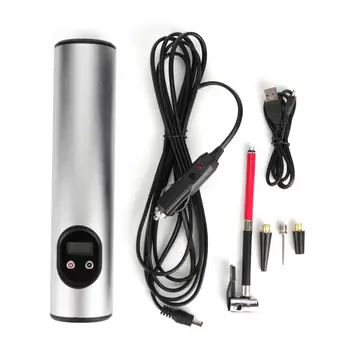 

150PSI Mini Inflator Electric Portable Car Bicycle Pump Auto Air Compressor EU Plug with LCD Pump Car Accessories