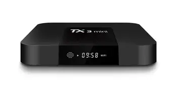 

HiMISS 1pc TX3 Mini Android 7.1 Smart TV BOX Amlogic S905W Quad Core Set Top Box H.265 4K WiFi Media Player