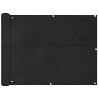 

vidaXL Balcony Screen HDPE 90x400 cm Anthracite
