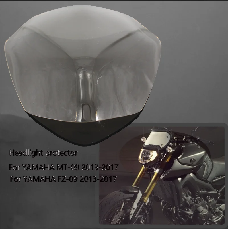Для YAMAHA MT-09 MT09 MT 09 FZ-09 FZ09 FZ 09 2013- Аксессуары для мотоциклов головной светильник гвардии головной светильник защитная крышка объектива