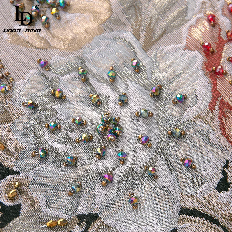 LD LINDA DELLA Fashion Runway Summer Vintage Mini