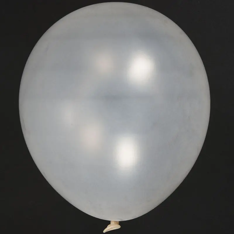 Bag of 20 latex balloons 1" or 30 cm nacres White