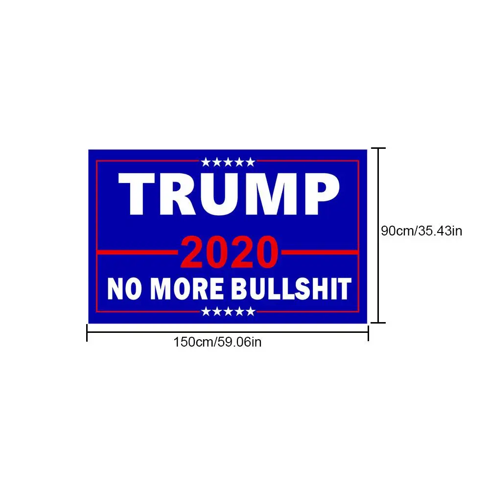 90*150 см Флаг "Трамп" флаг "Трамп" Трамп, флаг для предвыборной акции Трамп, флаг с латунным замком