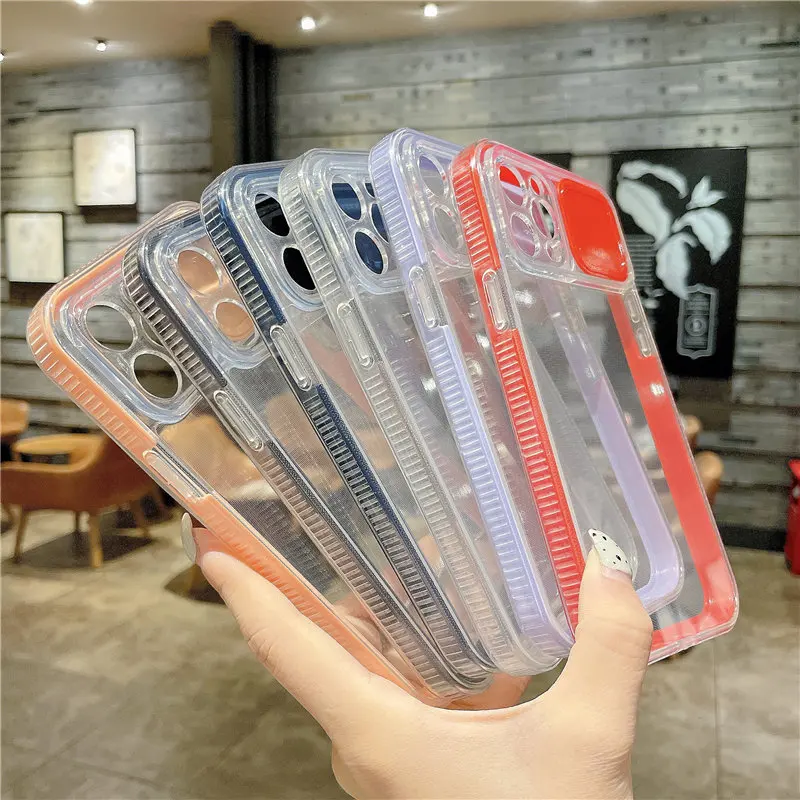 iphone 11 Pro Max clear case Candy Color Push Pull Phone Case For iPhone 13 12 11 XS Max XR X 7 8 Plus 11 Pro Soft TPU Transparent Shockproof Silicone Cover phone cases for iphone 11 Pro Max 