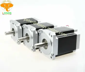 

DE Ship 3pcs Nema 23 stepper motor 272 oz.in 3.0A 78MM 4WIRES 23HS8430/23HS7430 FOR CNC Router Cut Laser Engraving longs motor