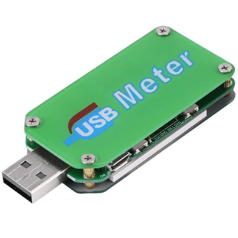 UM24C UM24 USB тестер ЖК-дисплей Напряжение измеритель тока Вольтметр Амперметр батарея Зарядка измерительный кабель сопротивление