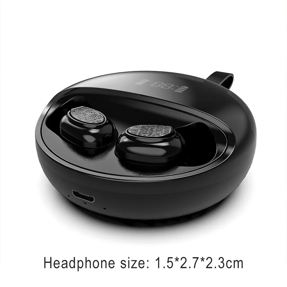 YH-03 TWS Беспроводные Bluetooth 5,0 наушники с шумоподавлением Беспроводные Стерео спортивные игровые гарнитуры светодиодный дисплей с микрофоном