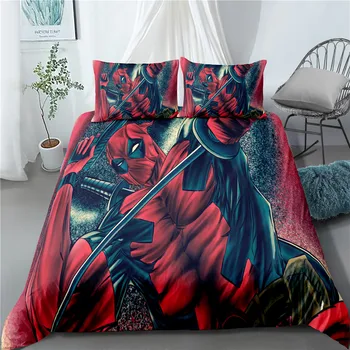 

Made in China quilt cover foreign trade quilt cover double anime theme HD printed quilt cover single bed full size