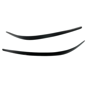 

for Alfa Romeo Stelvio 2017-2020 Carbon Fiber Headlights Eyebrow Lamp Eyelid Cover Sticker Trim Refitting