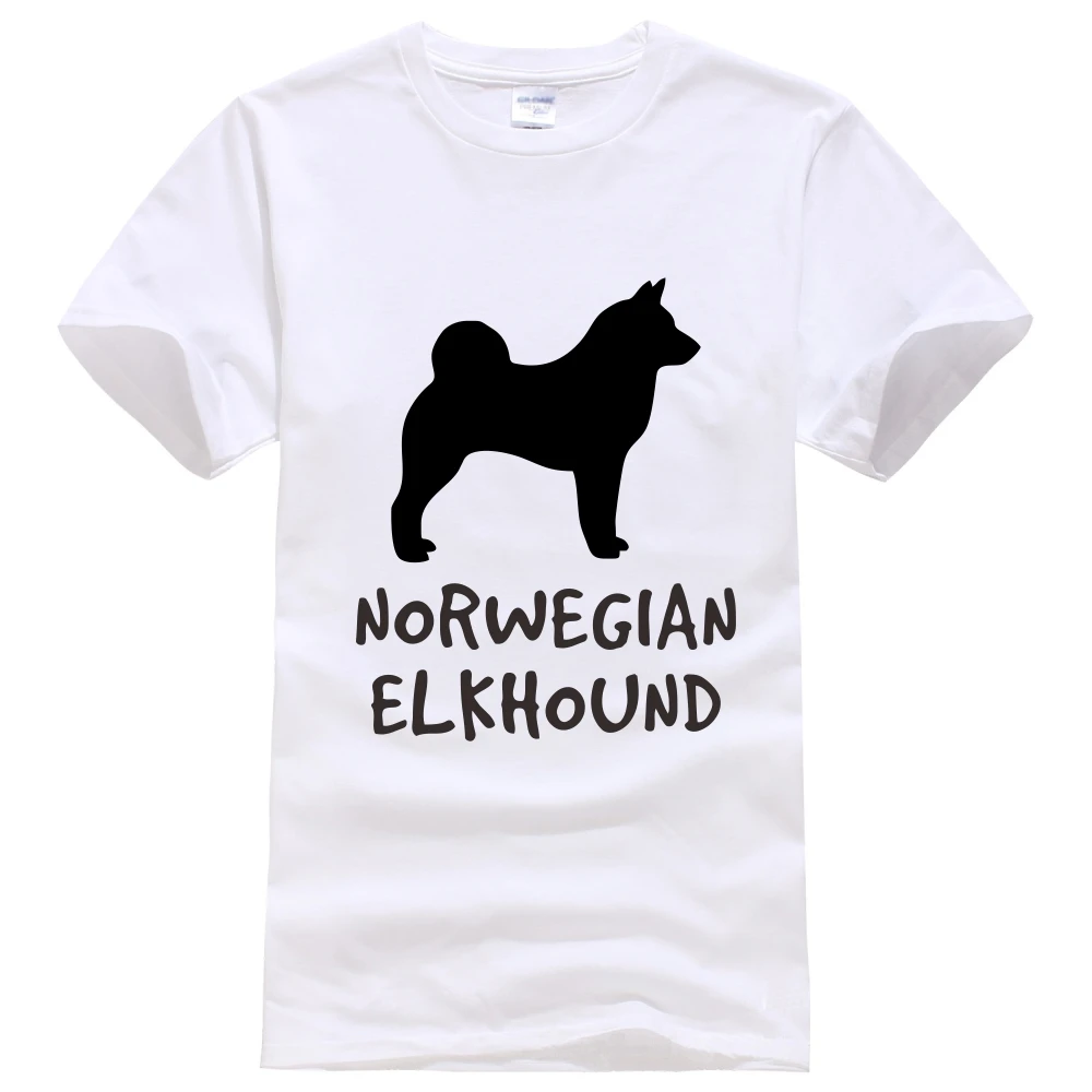 Норвежская футболка Elkhound dog lover owner модная унисекс с коротким рукавом для женщин и