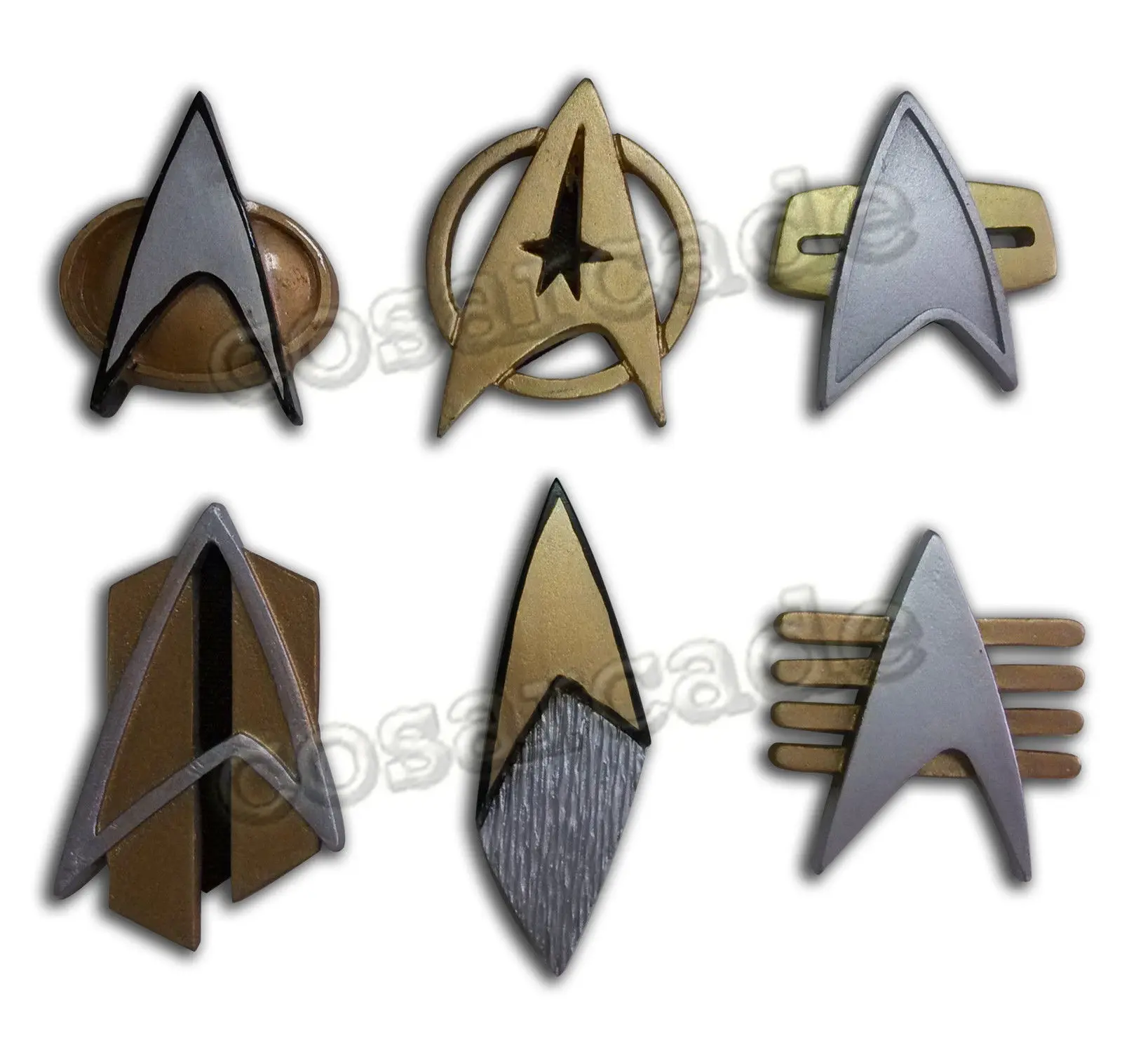 

Star Cosplay Badges Trek Starfleet Captain Badge Combadge Rank Pip Pin Insignia Brooch Halloween Carnival Prop