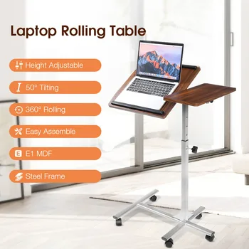 

Delivery normal Foldable Computer Table Adjustable Portable Laptop Desk Rotate Laptop Bed Table Can be Lifted Standing Desk