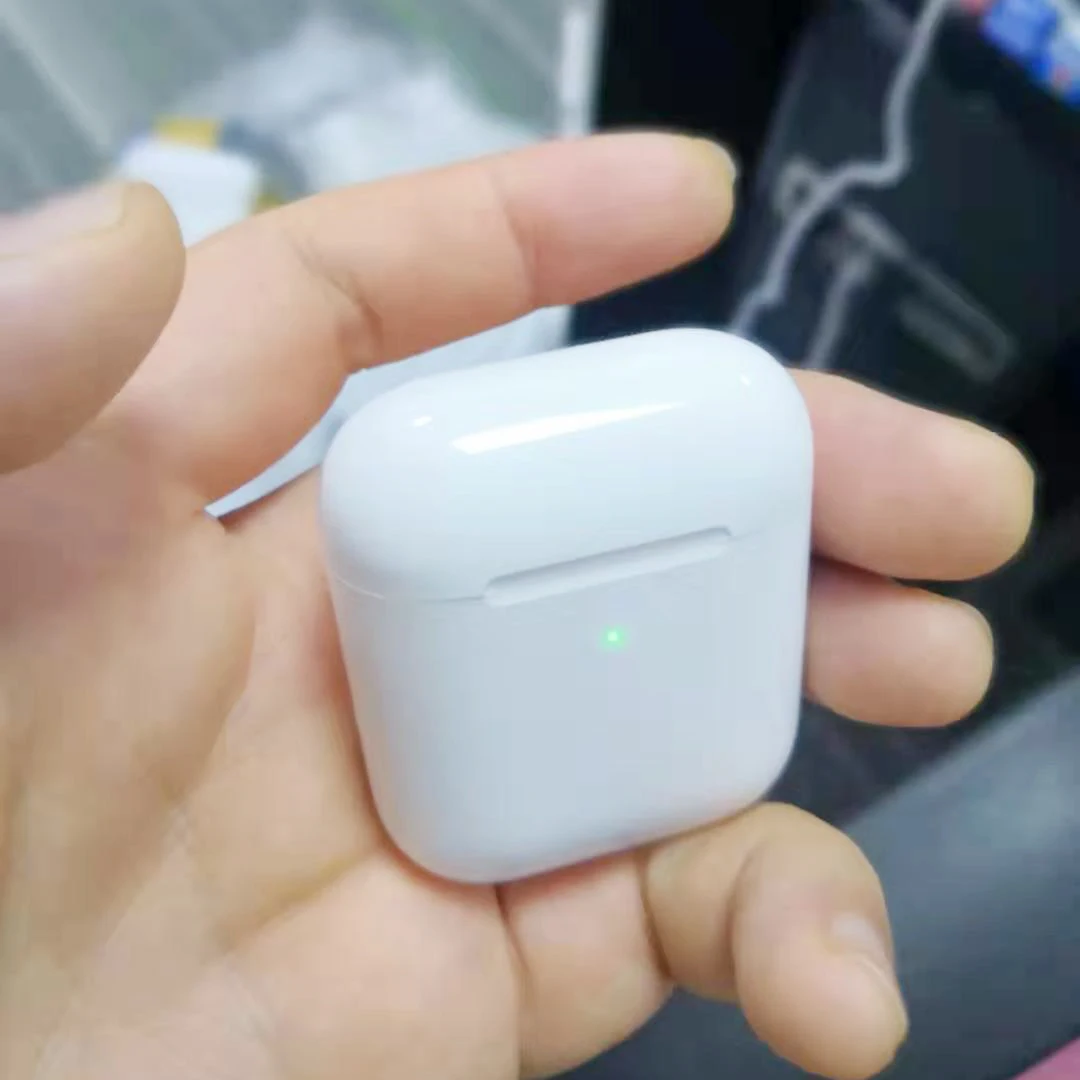 Новейшее изменение местоположения Супер копия Air 2 Bluetooth наушники 5,0 всплывающие смарт-светильник беспроволочные наушники Беспроводное зарядное устройство