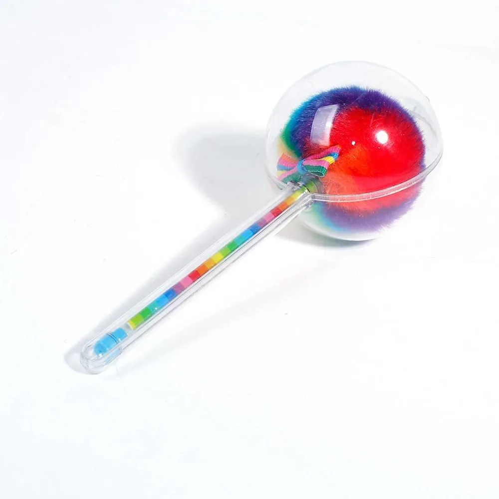 Cute-0-5mm-Plastic-Gel-Pen-Colorful-Rainbow-Plush-Pen-Fountain-Signing-Black-Ink-Color-Pen (2)