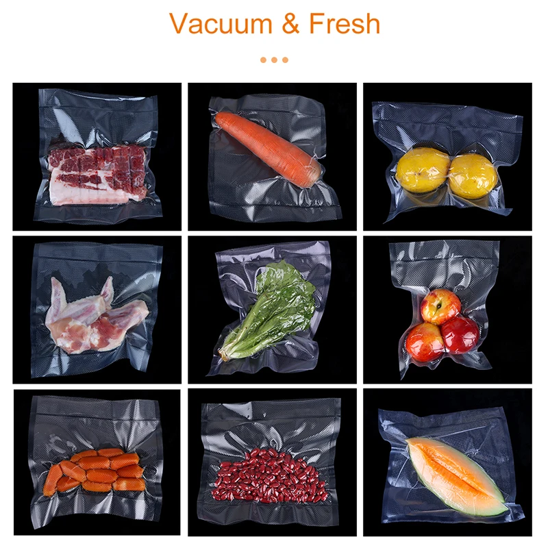Кухонный вакуумный упаковщик для пищевых продуктов White Dolphin рулоны 12 15 20 25 см X 500