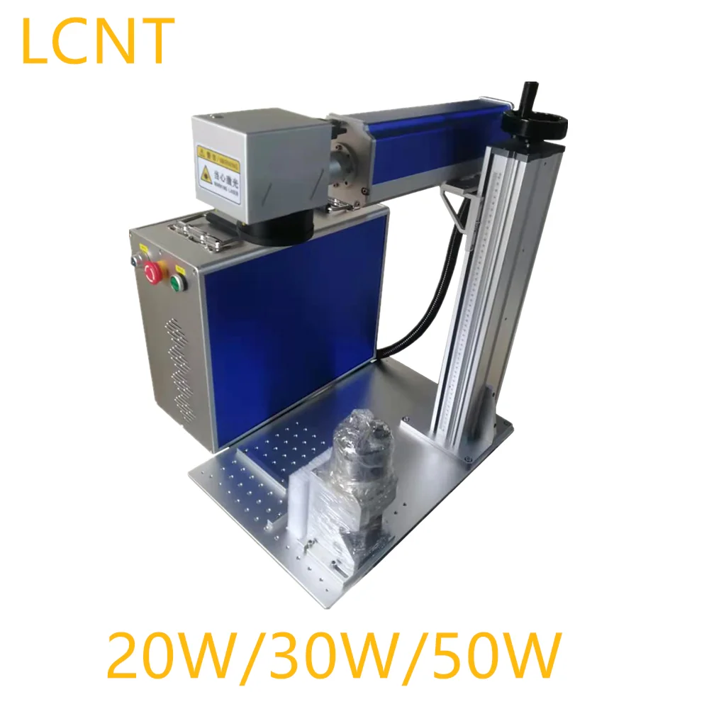 ¿El mejor precio? Grabador de Metal con rotativo para grabado en oro, plata y cobre, Máquina de marcado láser de fibra, 20w/30w/50w