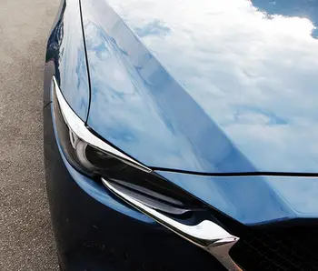 

For Mazda Cx-5 Cx5 KF 2017 2018 2019 ABS Chrome Rear Tail Light Lamp Eyebrow Eyelid Trim Cover Garnish Moulding Accessories