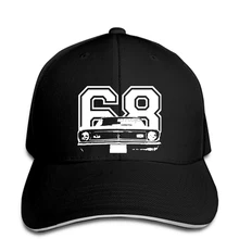 1968 Камаро гриль вид год модель Темный snapback шляпа пиковая
