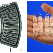 100 шт/lou форма пуля Пластиковая форма инструменты для приготовления пищи формочки для печенья формы для льда Силиконовые Формы для кексов коробка для кексов стенд инструменты
