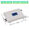 Cellular Repeater GSM DCS WCDMA 900 1800 2100 Tri Band 2G 3G 4G Signal Booster  Mobile Signal Amplifier 2 Indoor Antennas Set ► Photo 3/5