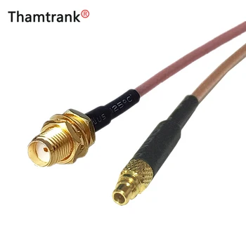

30pcs/lo SMA Female to Straight MMCX Male Plug Connector RF Coaxial Cable RG316 Pigtail Extension Cord 24CM