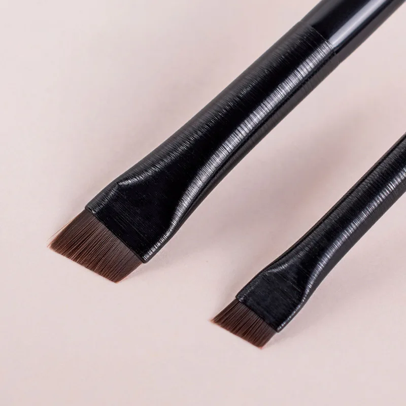 Super Thin Eyebrow Brush Eyeliner Brush Synthetic Hair Angled Sharp Fine Eye Liner Brow Brushes Cosmetic Beauty Make Up Tools