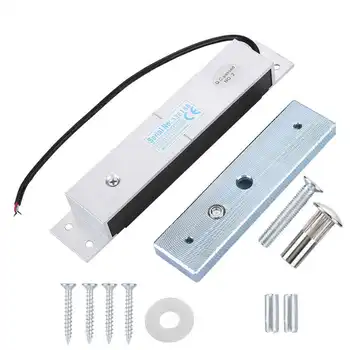 

DC12V 180KG/350Lbs Electric Magnetic Lock Holding Force Electromagnet Lock Secure NC Mode smart door lock