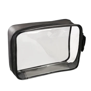 

Waterproof Fabala Storage Multi-functional Transparent Zipper Portable Makeup Cosmetic PVC Travel Lightweight