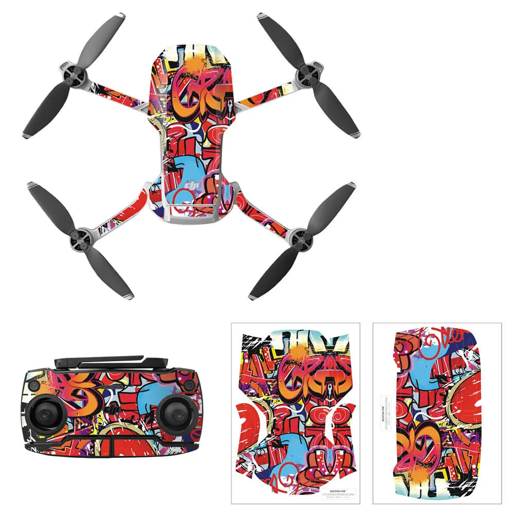 Защитная пленка ПВХ наклейки для Dji Mavic мини пульт дистанционного управления водонепроницаемый царапинам Наклейки полное покрытие кожи Аксессуары
