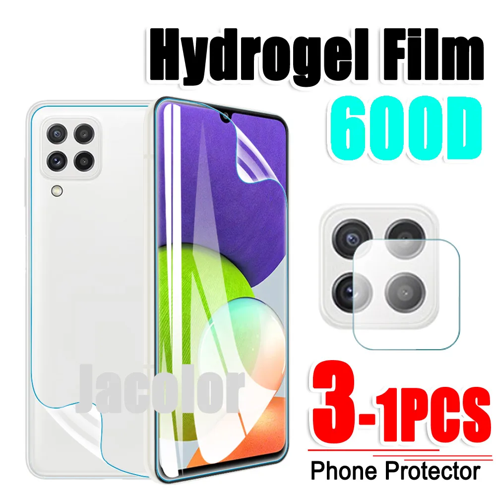 Safety Hydrogel Film For Samsung Galaxy A22 4G/5G Back Screen Protector Camera Glass Samsumg Glaxy A 22 Soft Water Gel HD | Мобильные