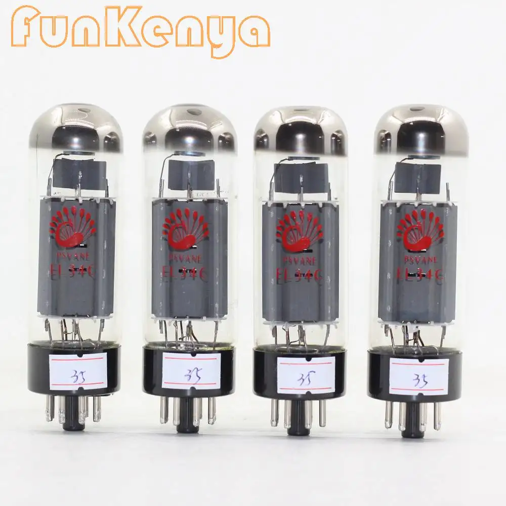 4 шт. PSVANE Hifi ламповый EL34C генерировать UK-EL34 EL34B 6CA7 6P3P 6L6 5881 Бесплатная сопряжения