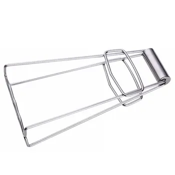 

Multifunction Foldable Stainless Steel Plate Anti Hot Dish Lifter Retriever Bowl Clip Pots Crockery Holder Clamp Kitchen Tongs