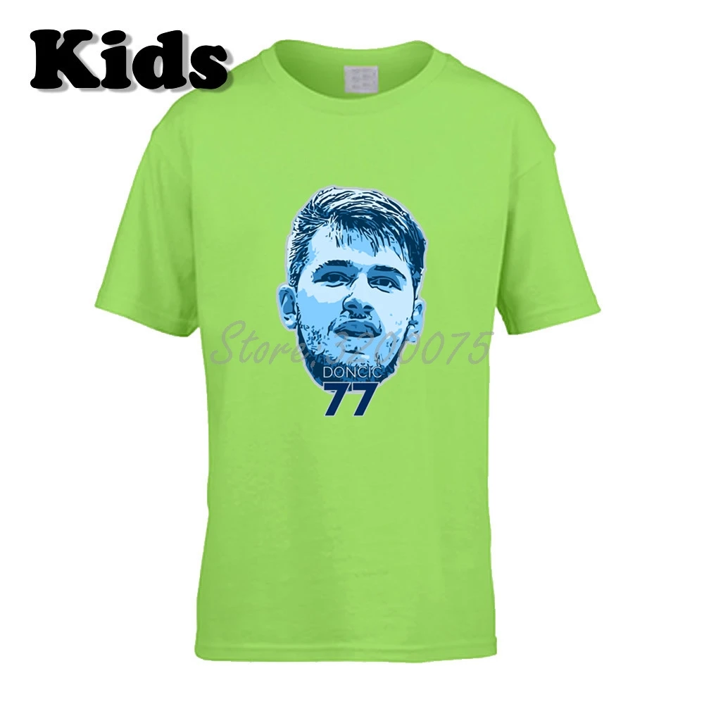 25 Детская футболка MVP Luka Doncic 77 одежда футболка с далласом футболка для мальчиков и девочек Футболка с круглым вырезом W19102617 - Цвет: 25