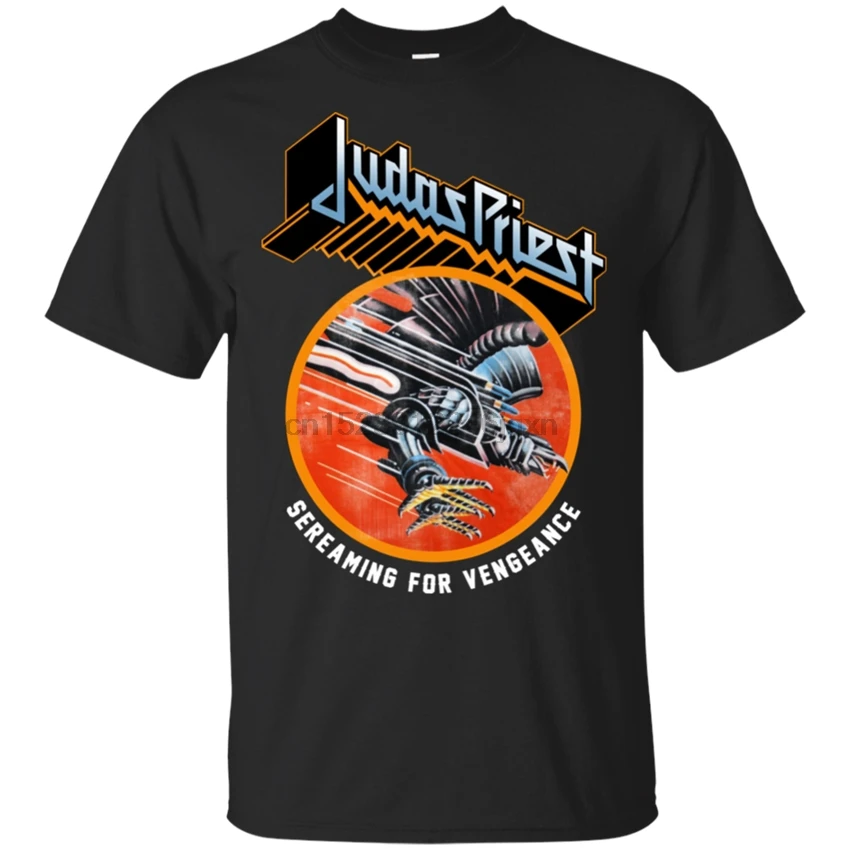 Кричащий альбом для мести Judas Футболка &quotJudas Priest&quot 2019 Мужская Черная S-5Xl подарки