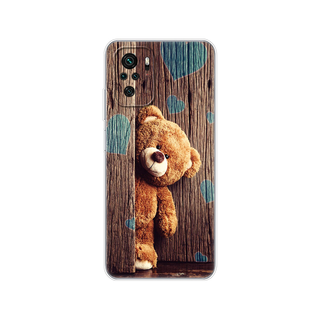 Xiaomi Redmi Note 10 10S Case 4G 5G Silicon Soft Tpu Back On Redmi Note 10 Pro Global Phone Cover Note10 S Bumper Etui Funda